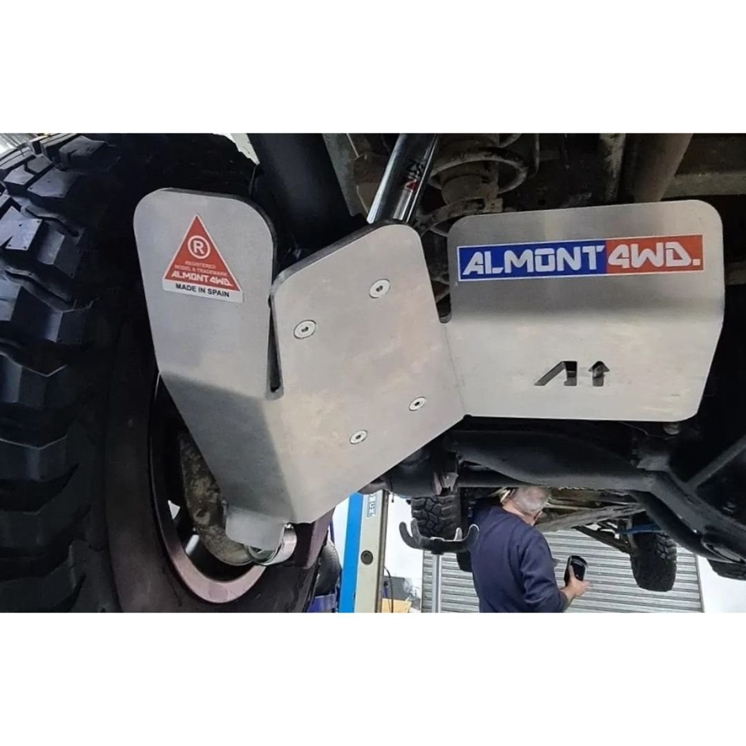 Almont tagumiste amortide kaitsed (2 tk) Toyota Land Cruiser HDJ80 tagasilla lukuga