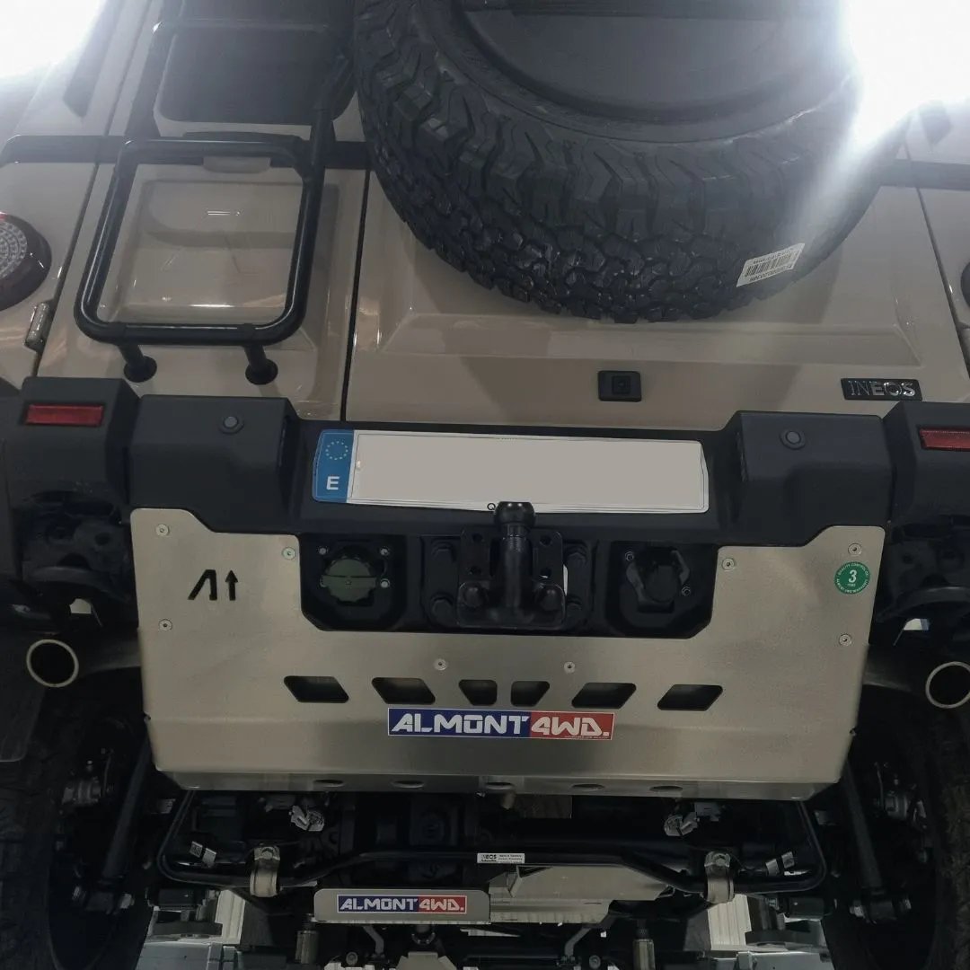 Almont väljalaskesüsteemi tagumine kaitse Ineos Grenadier 4x4