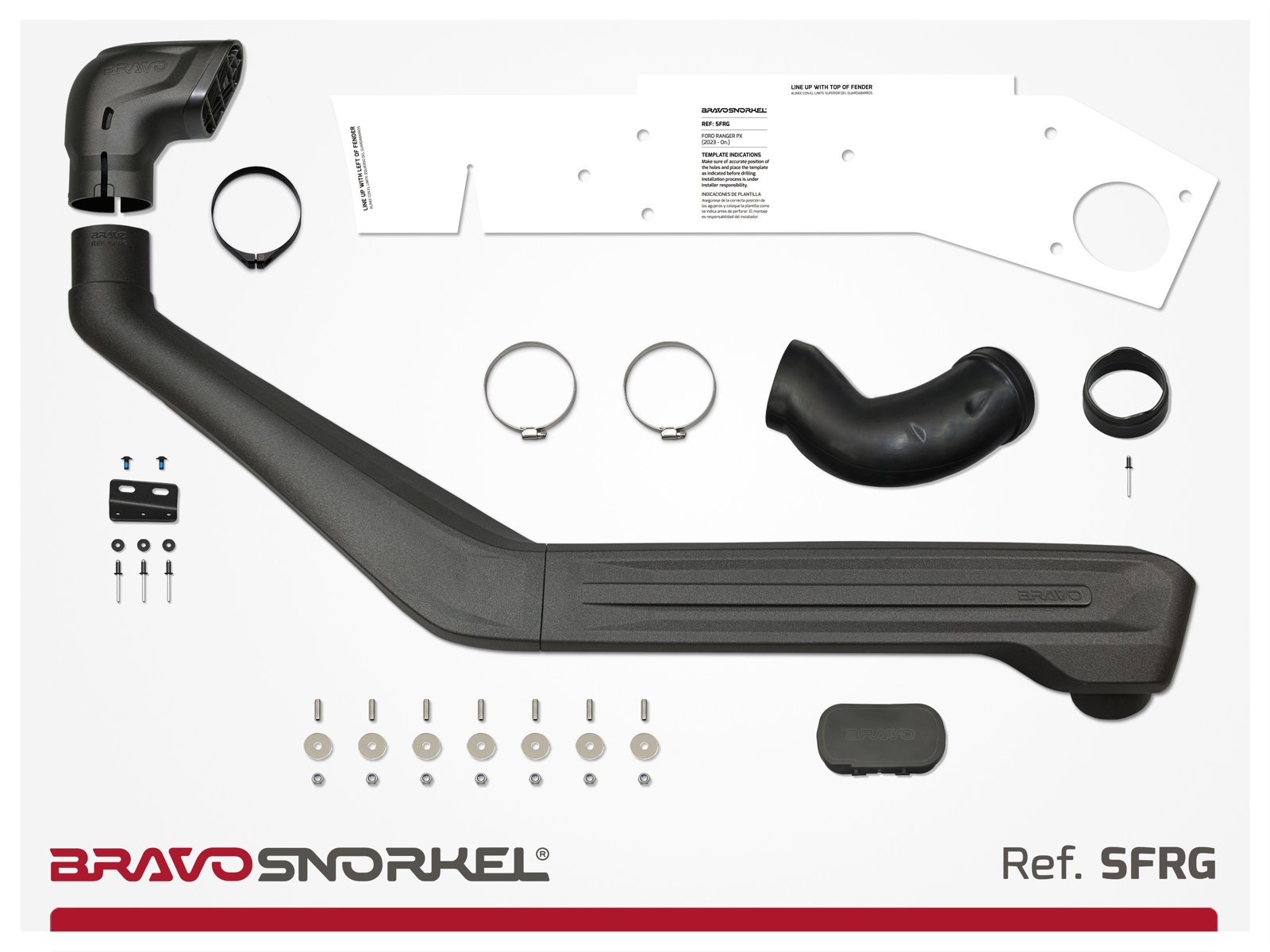 Bravo snorkel Ford Ranger 2023-