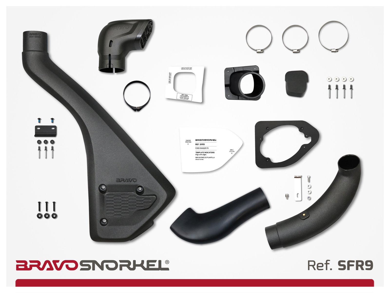 Bravo snorkel Ford Ranger T6 2011-2022