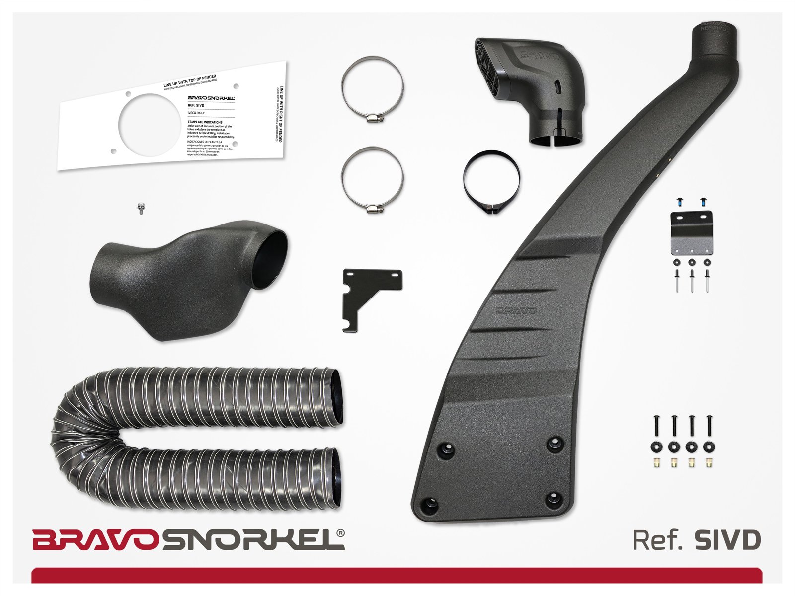 Bravo snorkel Iveco Daily 2014-