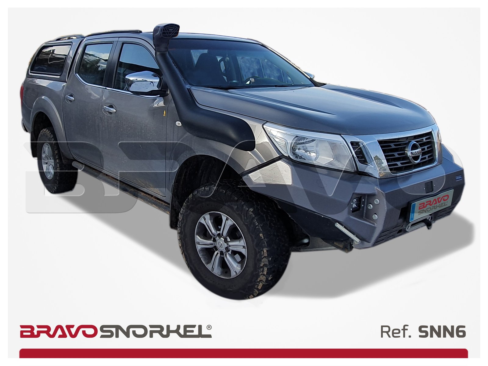 Bravo snorkel Nissan Navara D23 / NP300 2015- – pilt 2