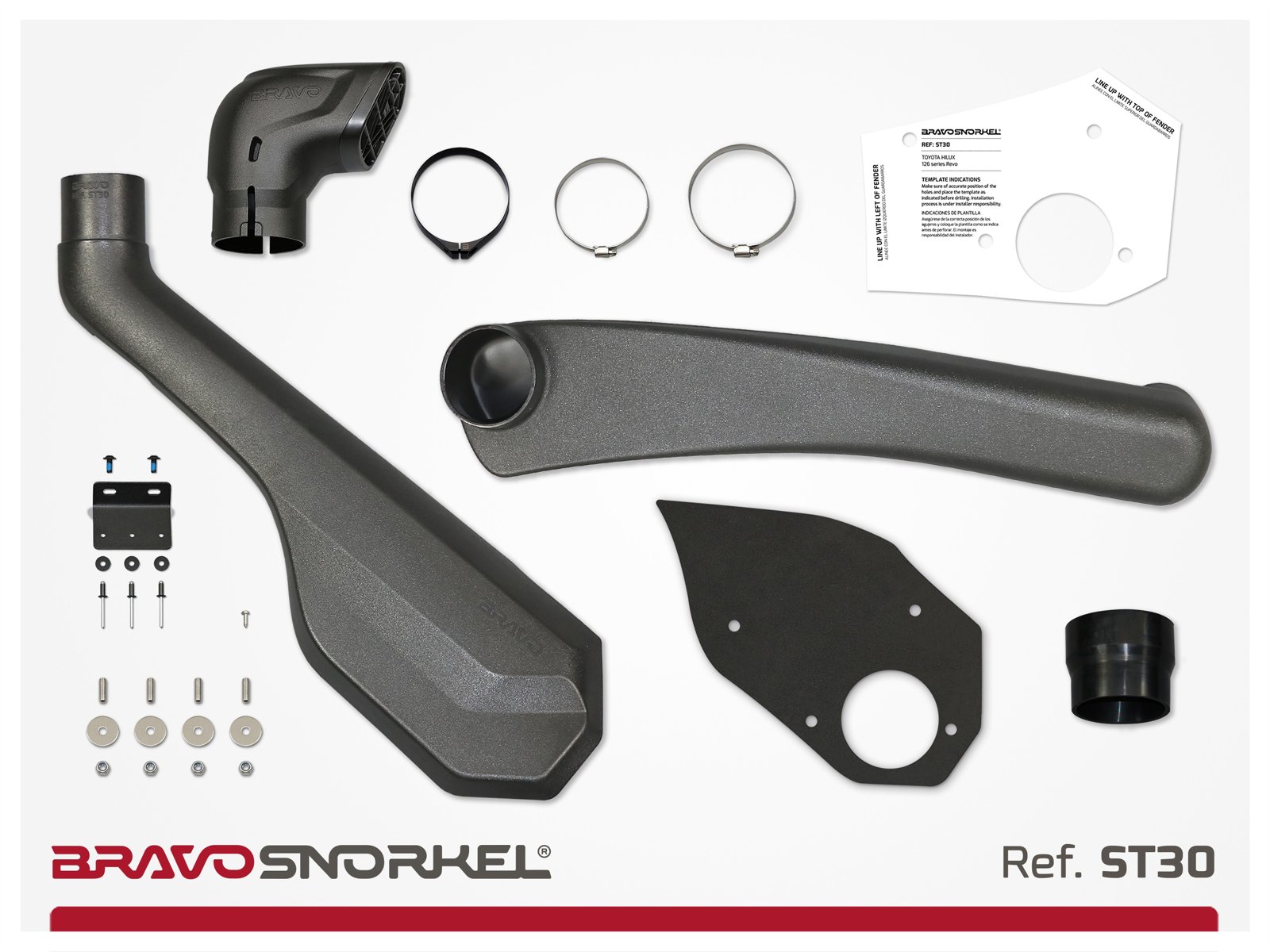 Bravo snorkel Toyota Hilux Revo 2016-