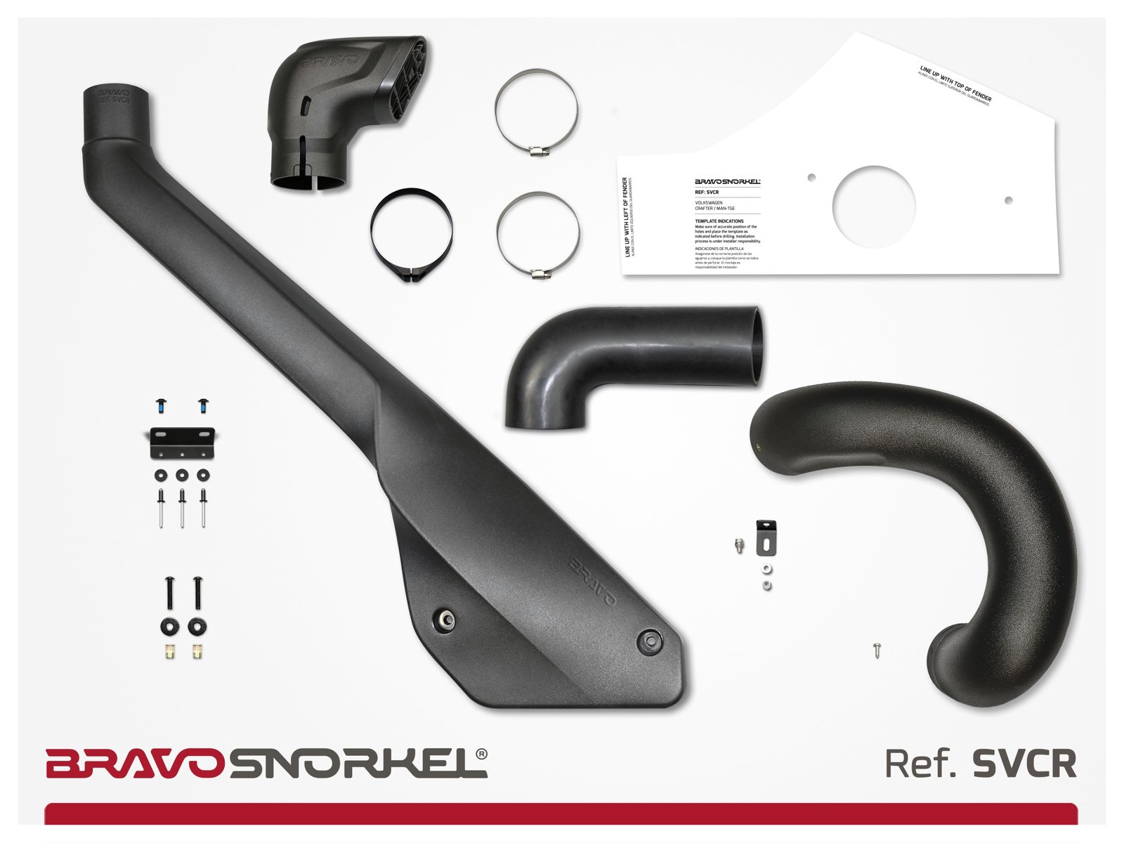 Bravo snorkel Volkswagen Crafter / MAN TGE 2017-