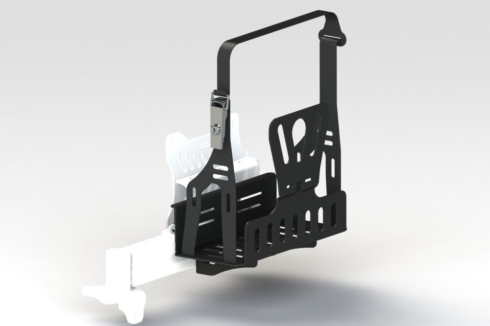 F4X4 20 l metallkanistri korv Nissan Patrol Y60, vaade 2