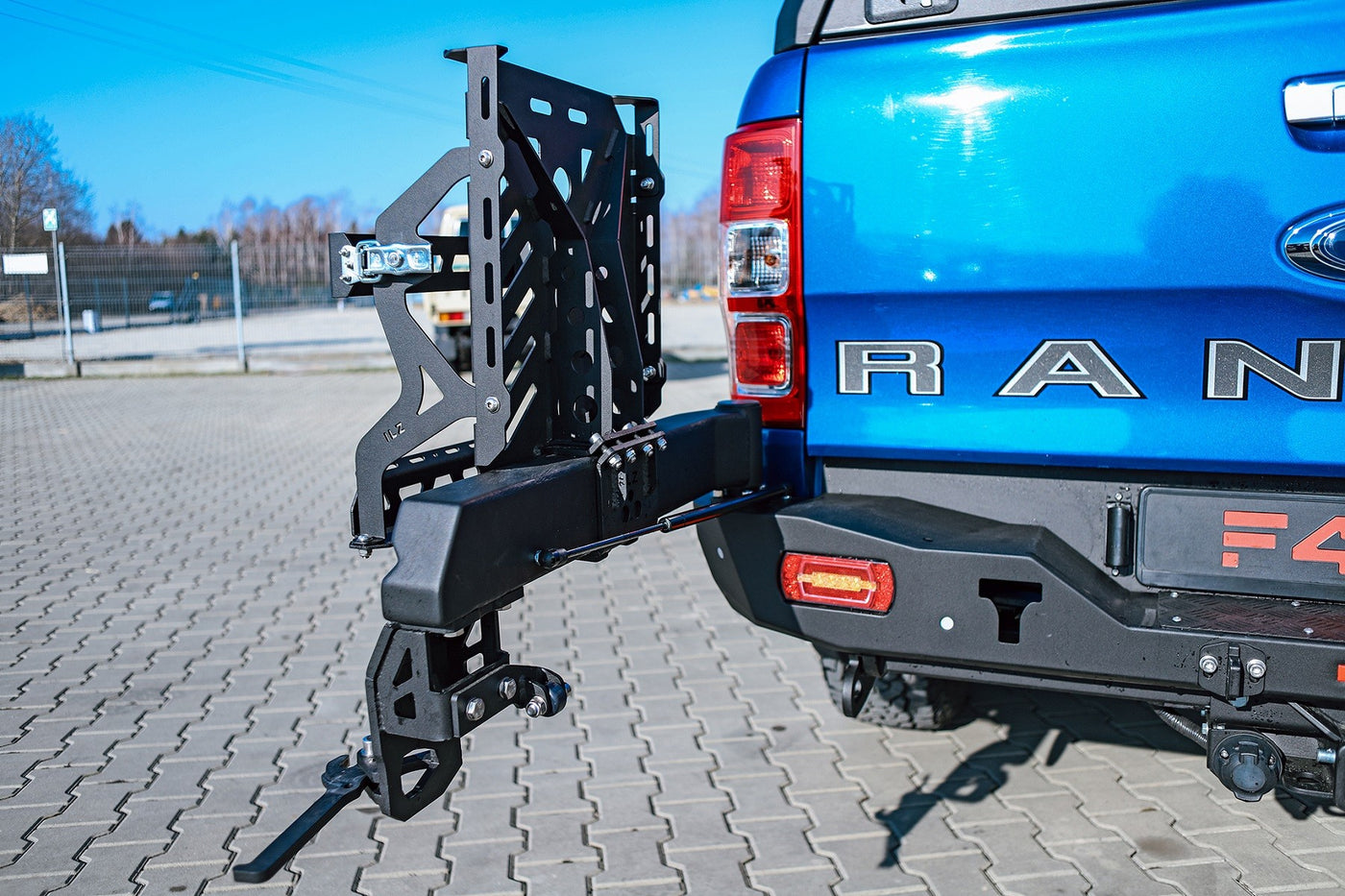 F4X4 20 L plastkanistri korv Ford Ranger T6 2019-2023 2.0 diisel, vaade 4