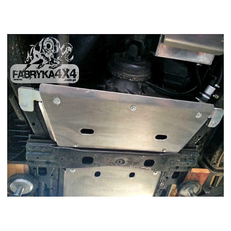 F4X4 jaotuskasti kaitse alumiinium Nissan Patrol Y61 / GU4 manuaal, vaade 2