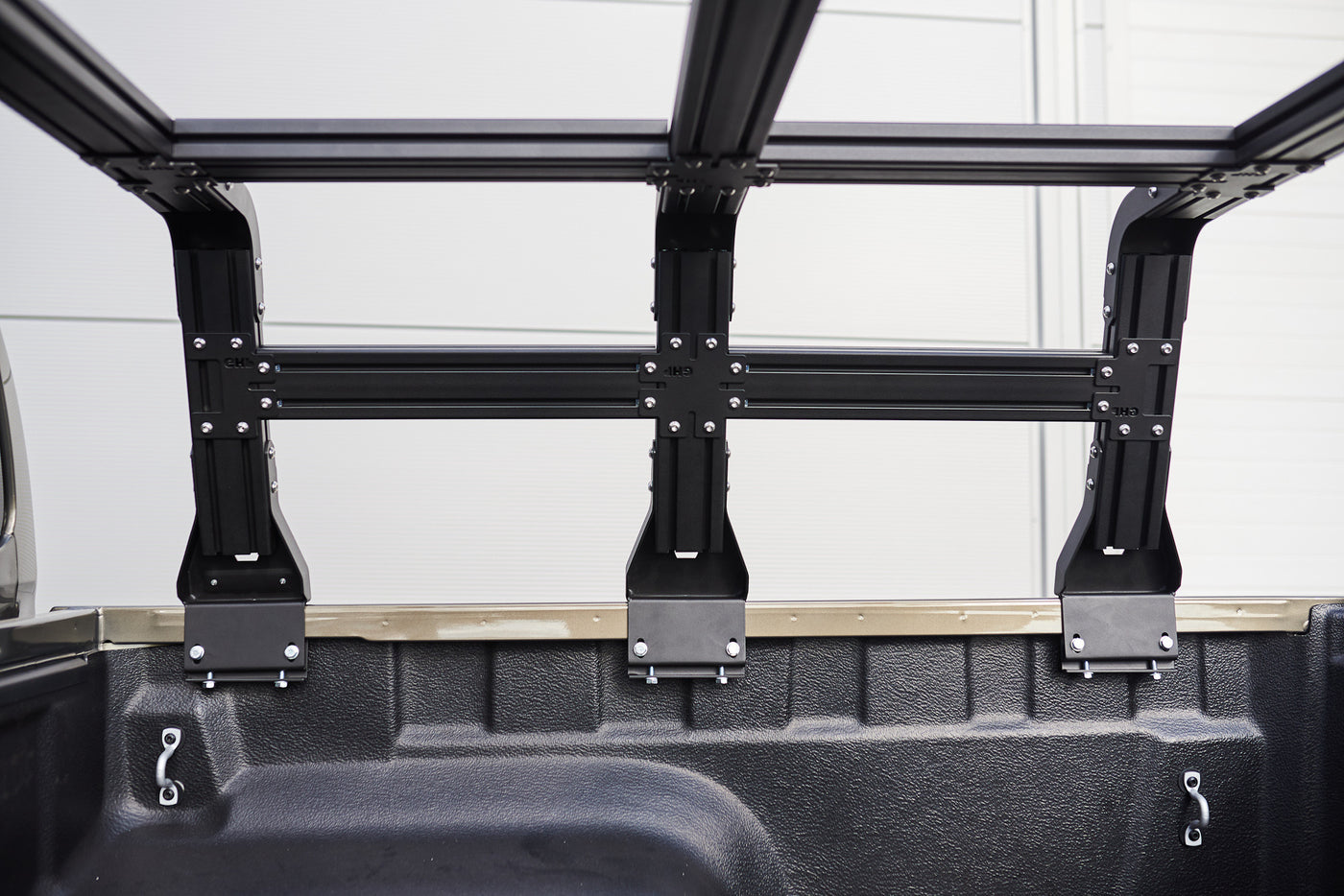F4X4 kastiraam (bed rack) Toyota Hilux Revo 2020- alumiinium, vaade 8