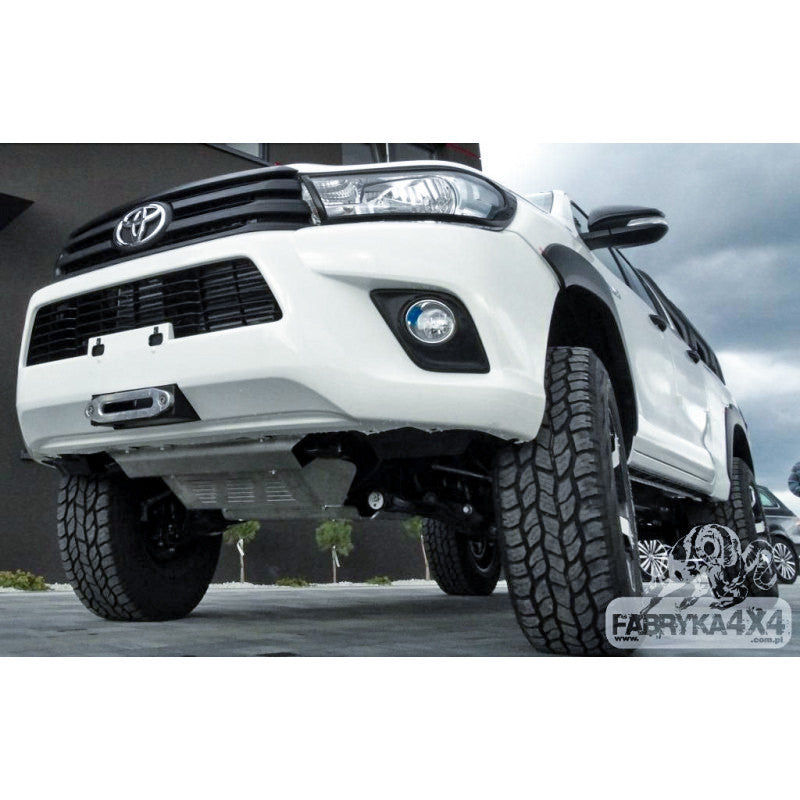 F4X4 mootorikaitse ühendusdetail originaalstangele Toyota Hilux Revo 2016-2019, vaade 2