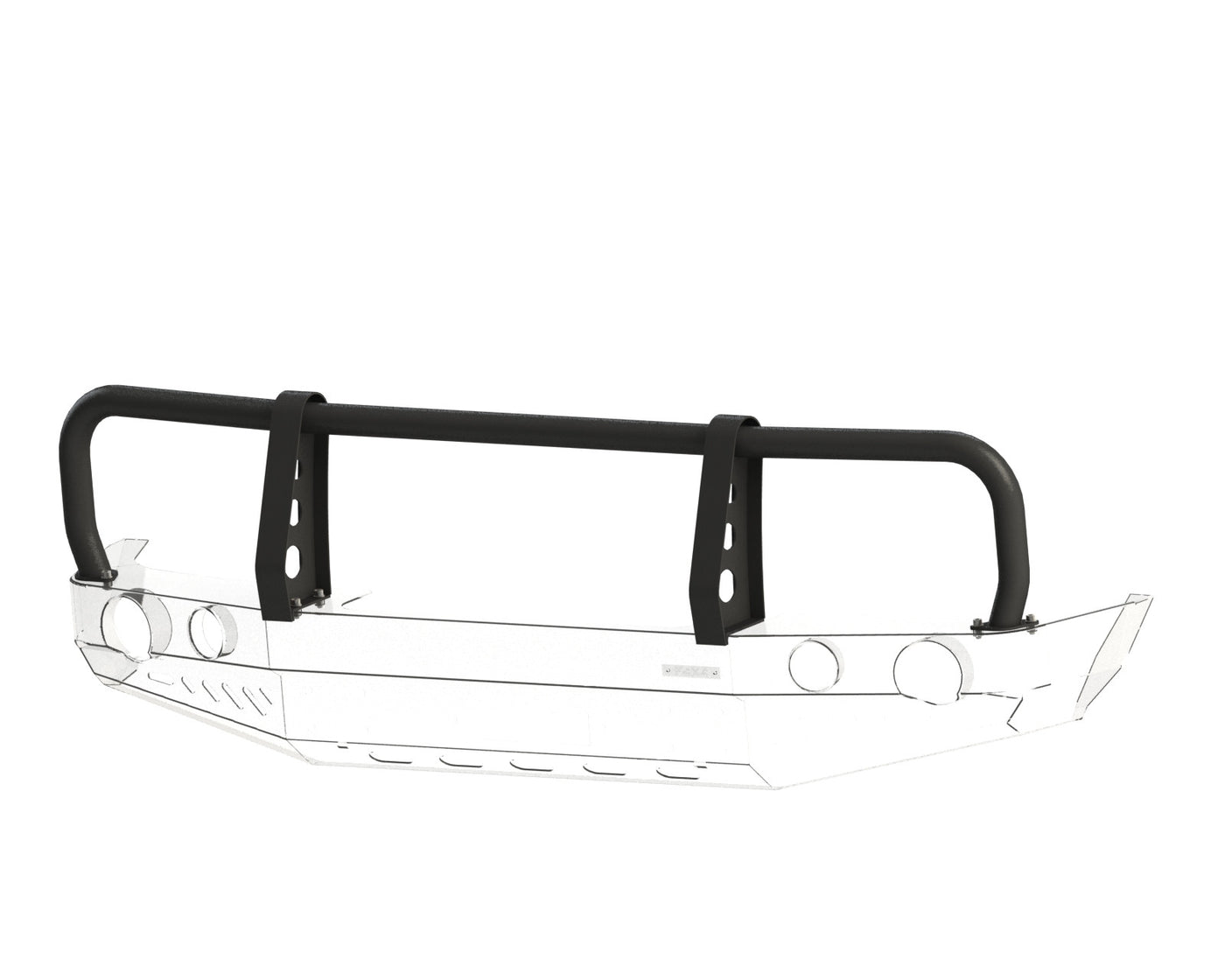 F4X4 raud Mitsubishi Pajero II 1991-1999 laiendustega stangele