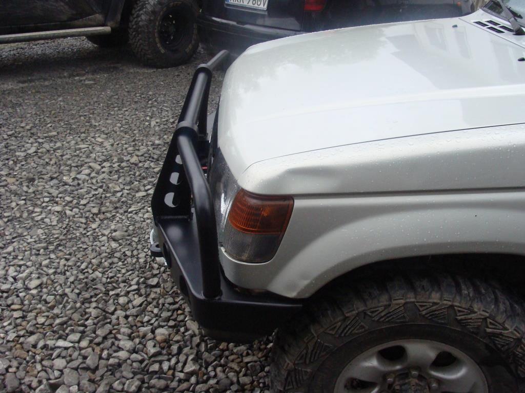F4X4 raud Mitsubishi Pajero II 1991-1999 laiendustega stangele, vaade 2