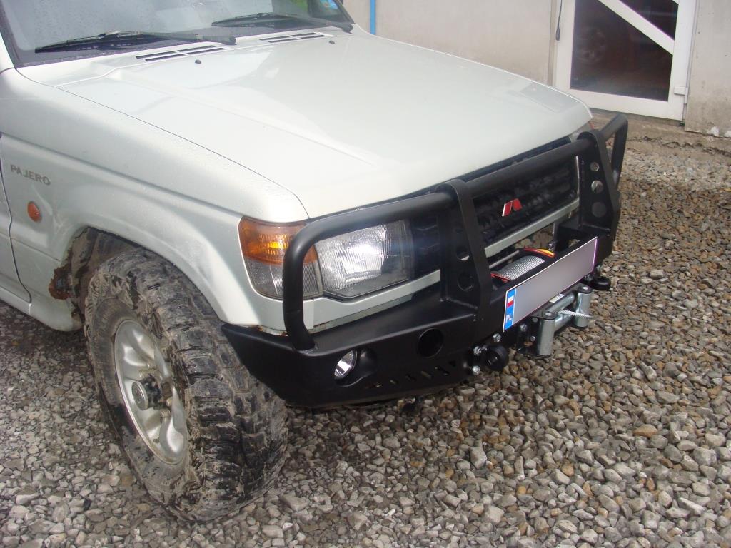 F4X4 raud Mitsubishi Pajero II 1991-1999 laiendustega stangele, vaade 3