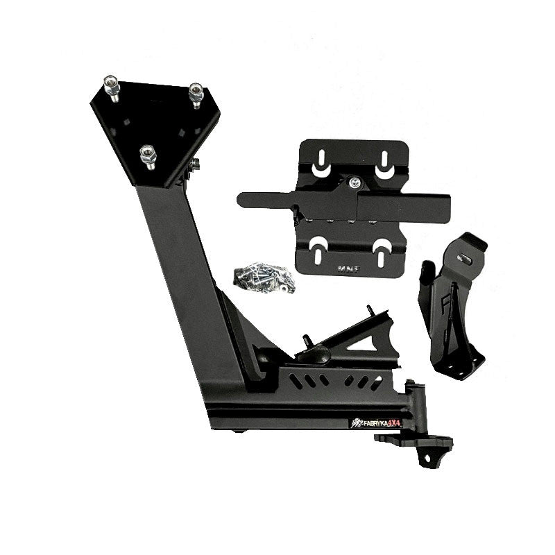 F4X4 varuratta hoidja hi-lift kinnitusega Nissan Patrol Y60, vaade 2