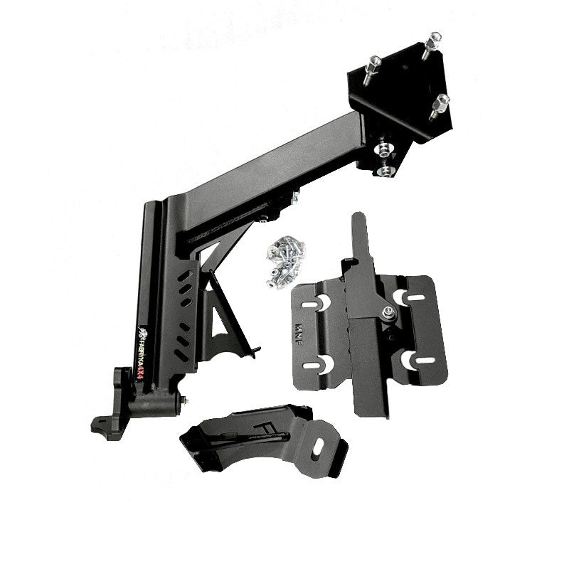 F4X4 varuratta hoidja hi-lift kinnitusega Nissan Patrol Y60, vaade 3