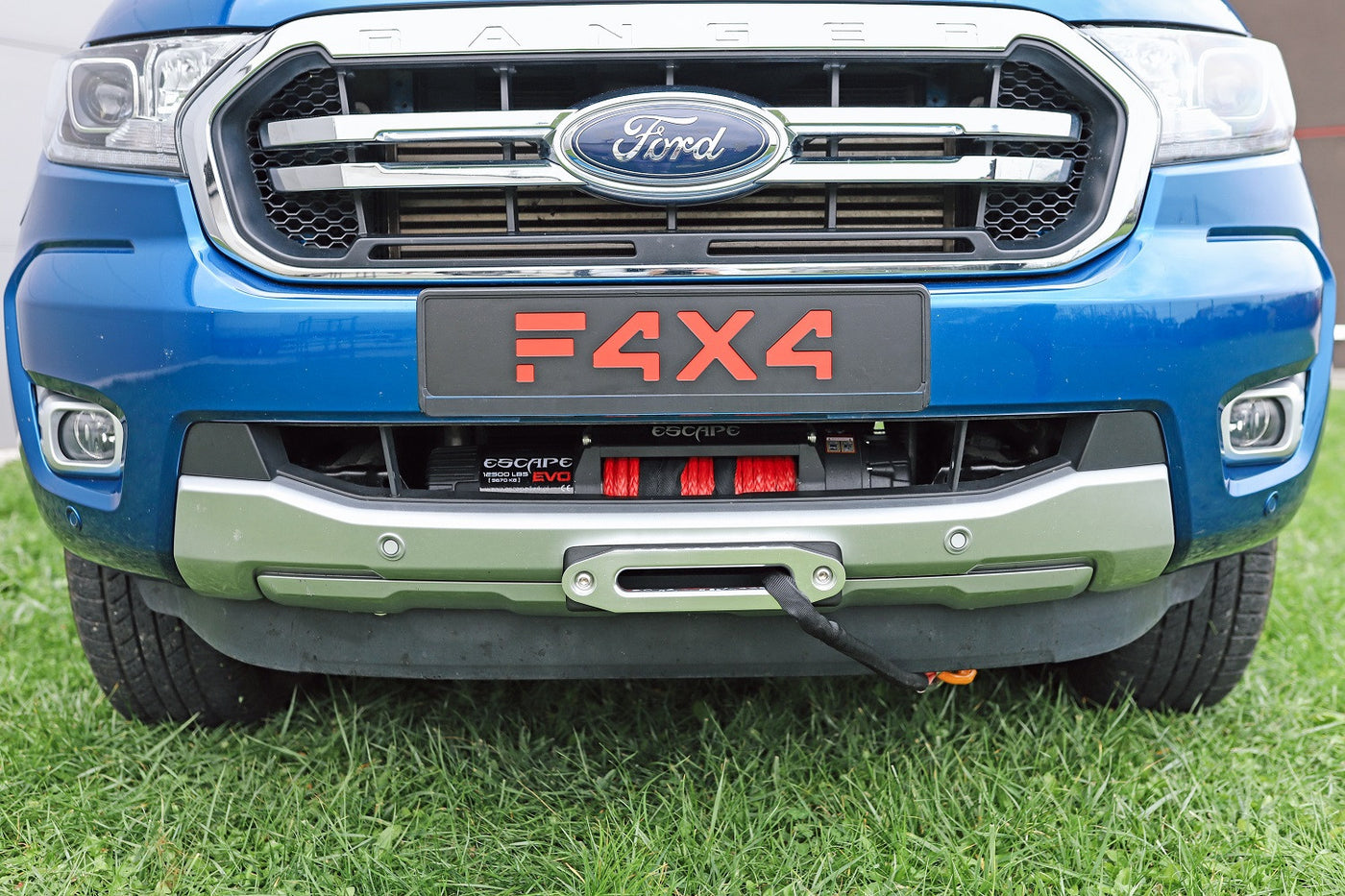 F4X4 vintsiplaat Ford Ranger T6 2019-2023 2.0 diisel, vaade 2