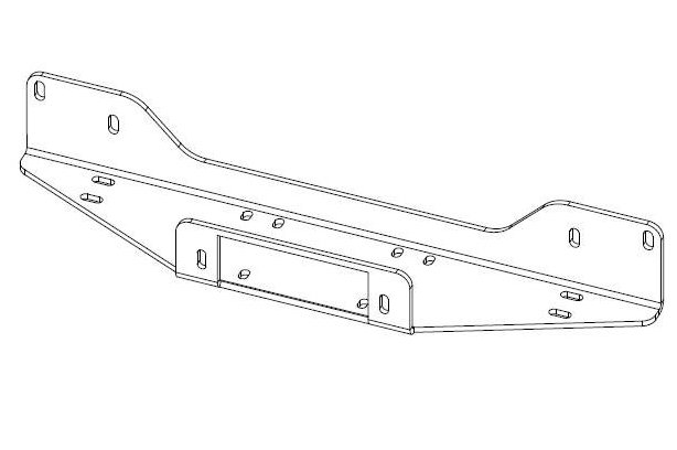 Steeler peidetud vintsiplaat Isuzu D-Max 2007-2011
