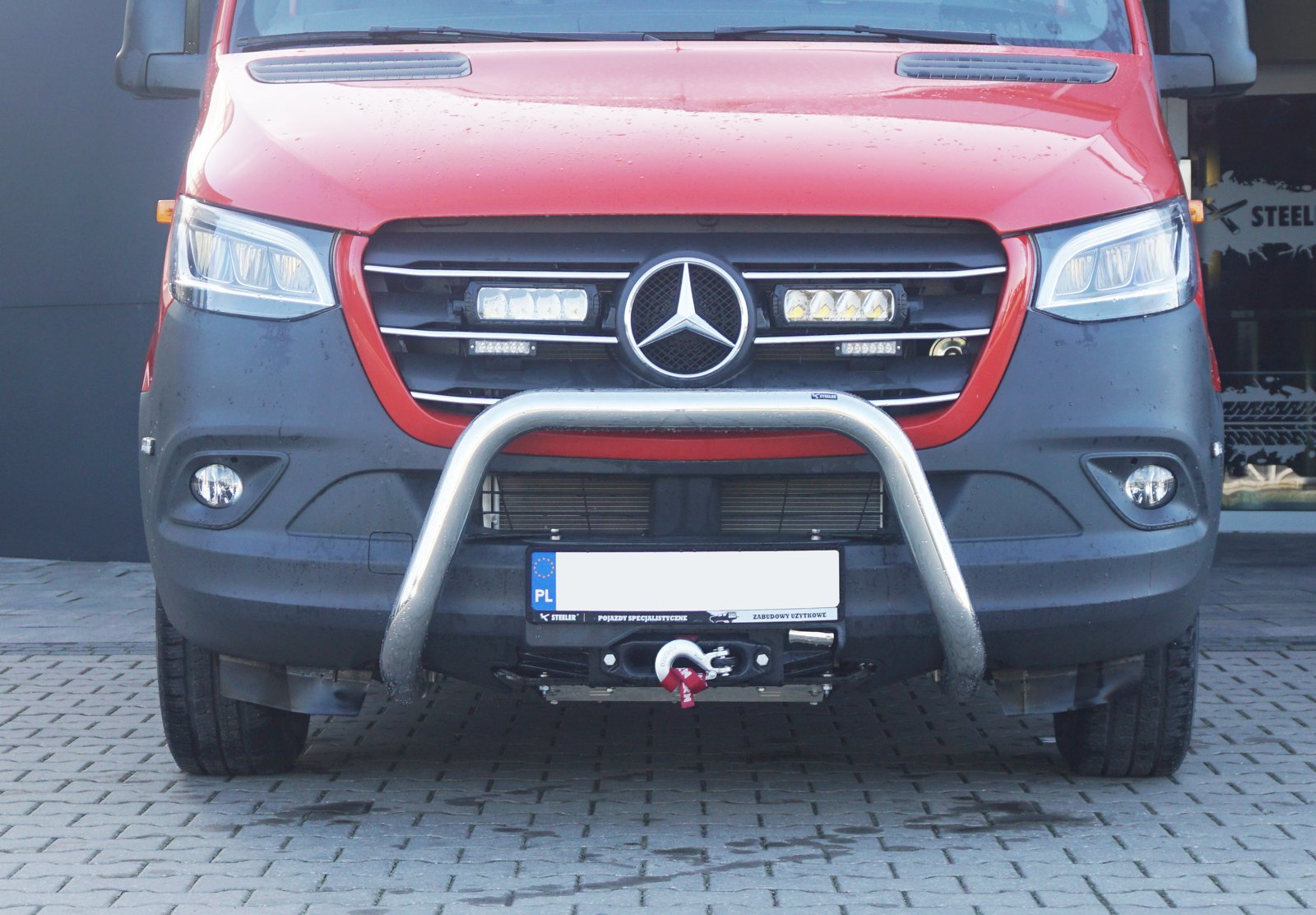Steeler peidetud vintsiplaat Mercedes-Benz Sprinter 2022-