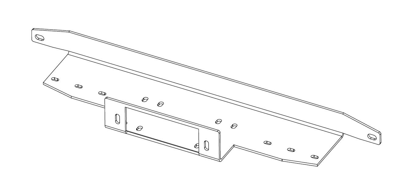 Steeler peidetud vintsiplaat Nissan Navara D40 2010-2015