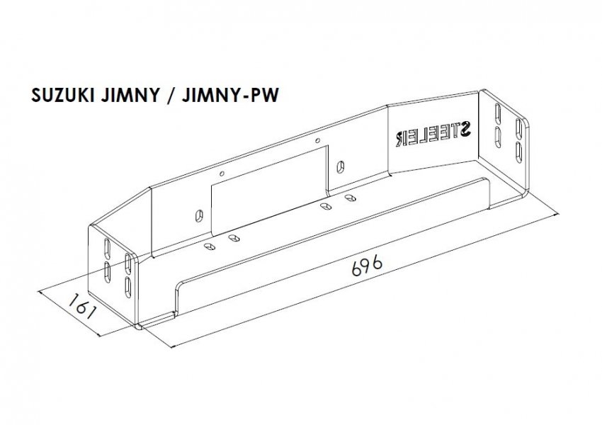 Steeler peidetud vintsiplaat Suzuki Jimny 2005-2012
