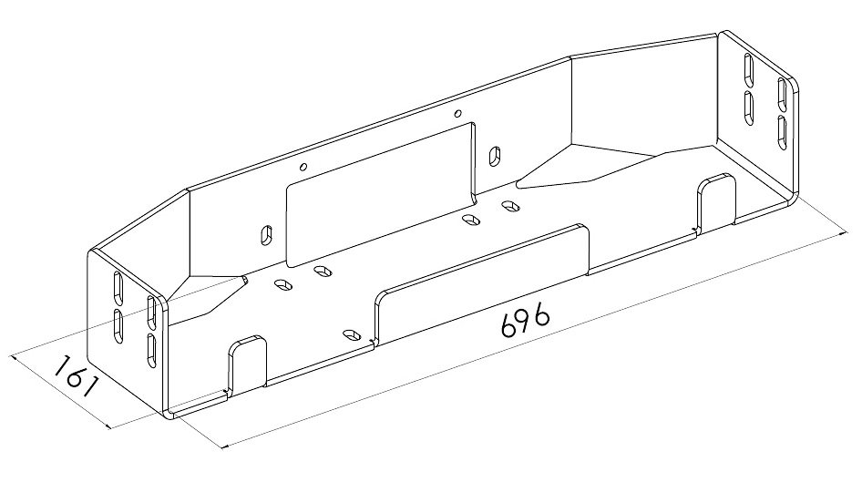 Steeler peidetud vintsiplaat Suzuki Jimny 2012-2018
